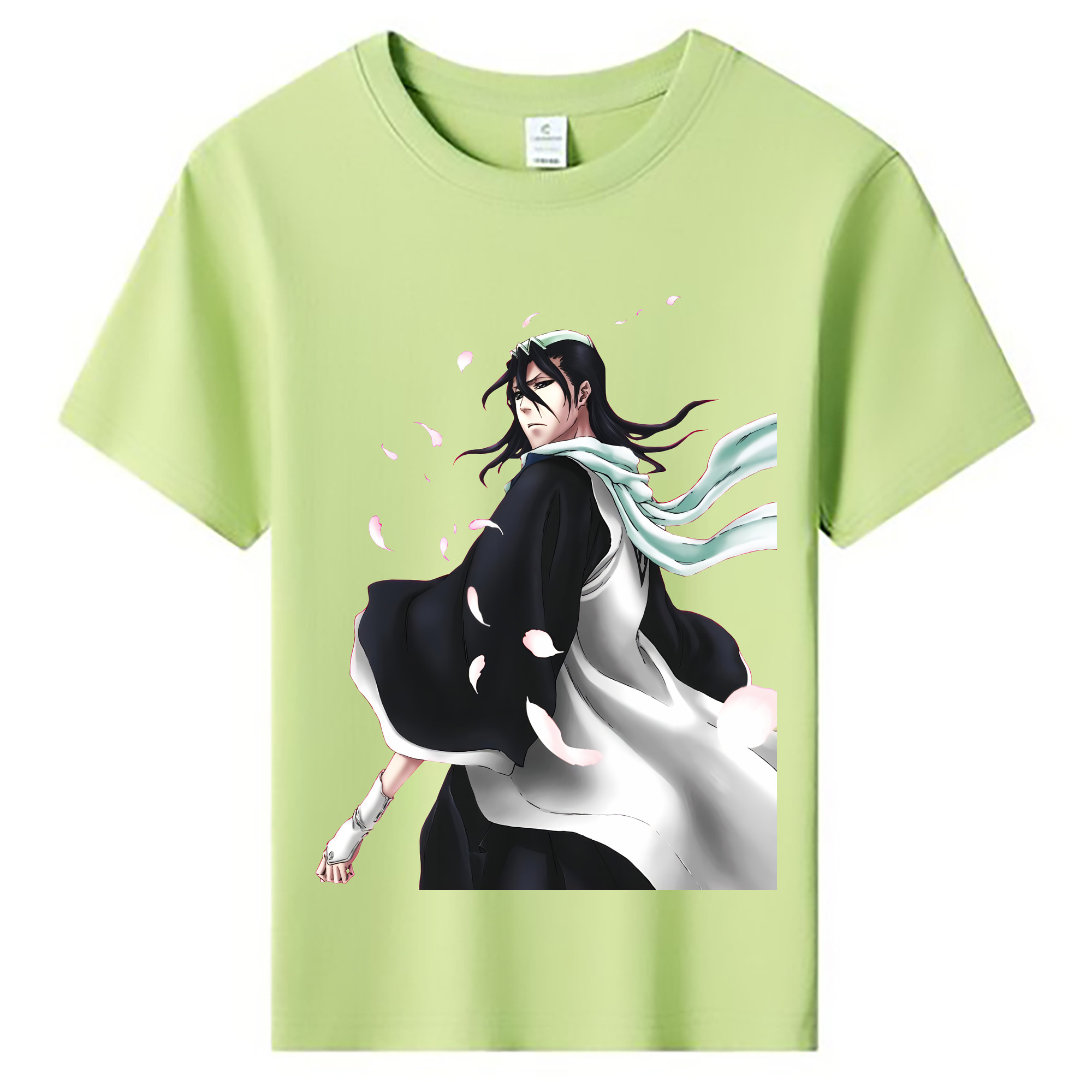 （画像用） ブリーチ くちき びゃくや BLEACH Kuchiki Byakuya 綿100％キッズTシャツ（フロントプリント）